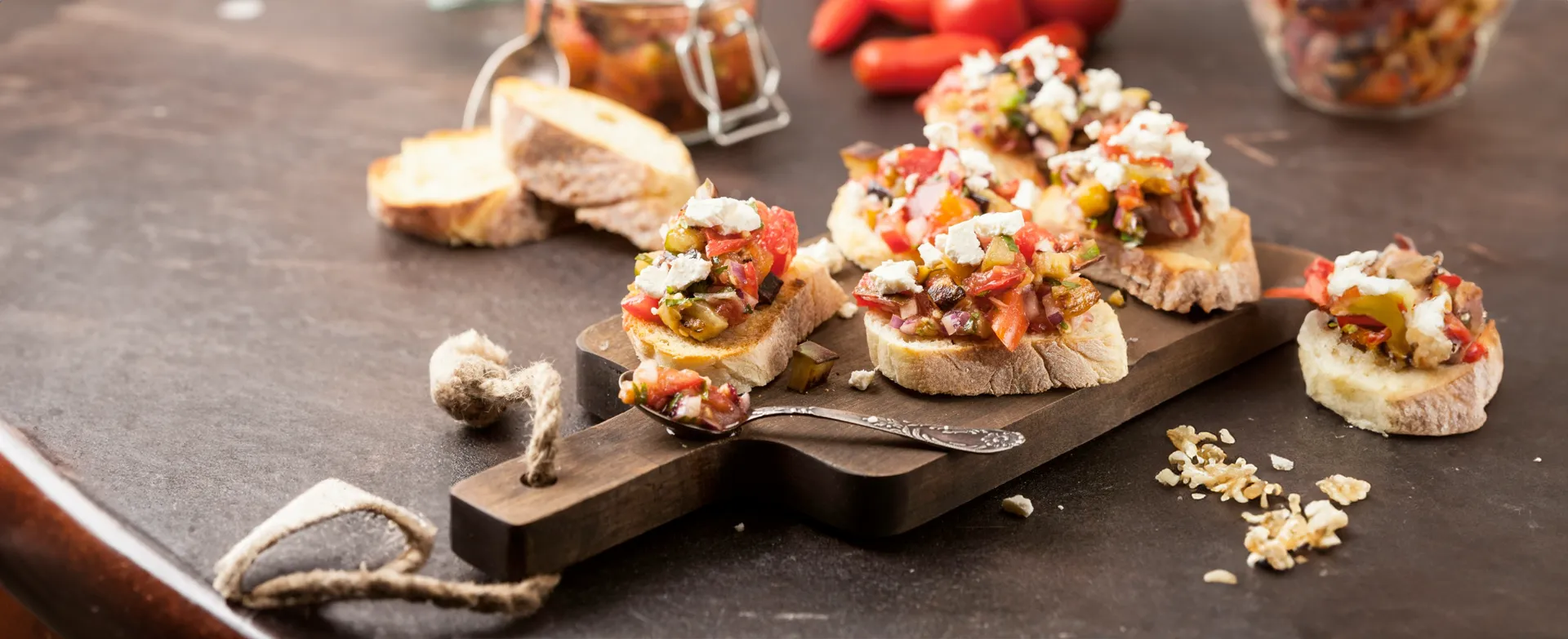 Pão Italiano Aperitivo com Mussarela, Brócolis e Bacons