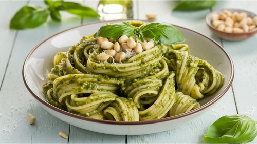 Macarrão ao Pesto